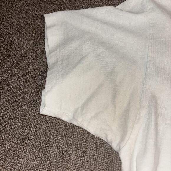 Vintage 1990 The Simpsons Homer Bart T-shirt Men’s Large Single Stitch White - Picture 4 of 8